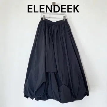 새상품급 ELENDEEK 엘렌딕 변형 벌룬 스커트 블랙