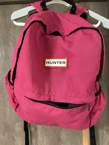 HUNTER 핑크 백팩