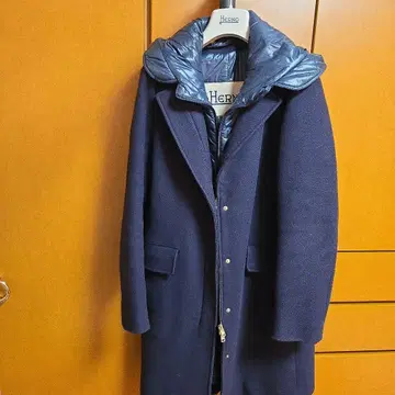 헤르노 여성용 44 2웨이 코트