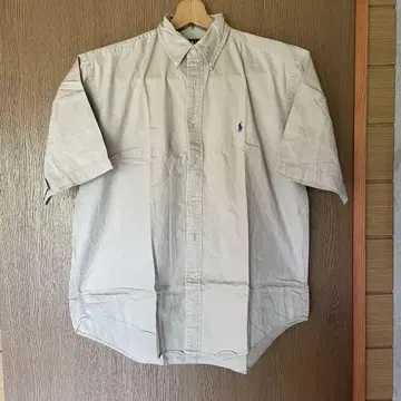 Ralph Lauren BLAIRE L 베이지 반팔 셔츠