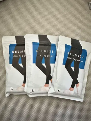 BELMISE 슬림 레깅스 L 사이즈 3팩