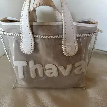 Thava 토트백 베이지