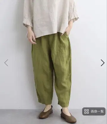 SO 린넨 베이커 팬츠