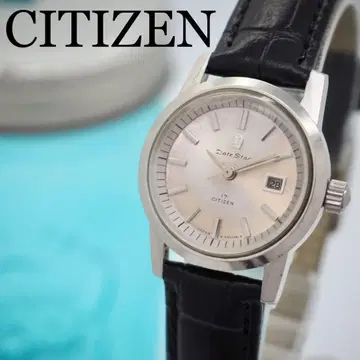 412 CITIZEN 시계 수동 와인딩 새 벨트 데이트스타 여성용 레어