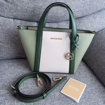 MICHEAL KORS PRATT 컬러 블록 토트 크로스바디 스몰