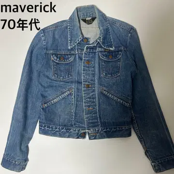 maverick 70s 데님 자켓 USA제 여성용 M 상당