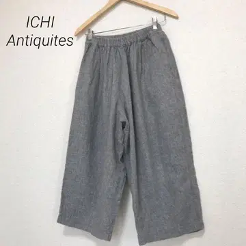 ICHI Antiquites 린넨 100% 이지 팬츠