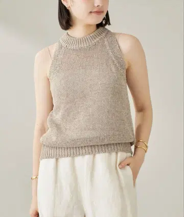 plage 플라주 HALTER NECK KNIT
