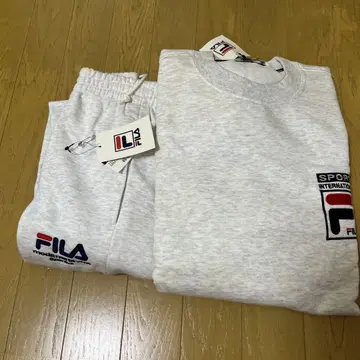 FILA 셋업 맨투맨 그레이 미사용품 새상품