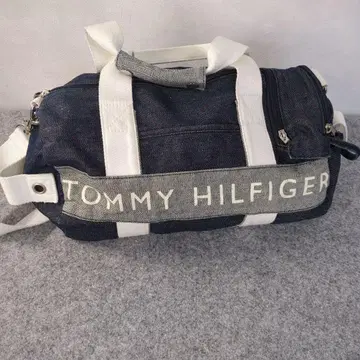 507-11-4 TOMMY HILFIGER 데님 미니 보스턴 백