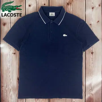 07M073 LACOSTE 네이비 클래식 반팔 피케 셔츠 골프 3