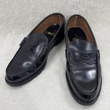REGAL 블랙 가죽 2177 코인 로퍼 27cm