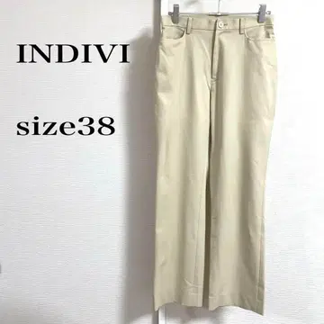 INDIVI 슬랙스 사이즈 38 베이지