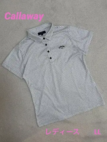 Callaway 캘러웨이 여성용 피케 셔츠 올 패턴 LL