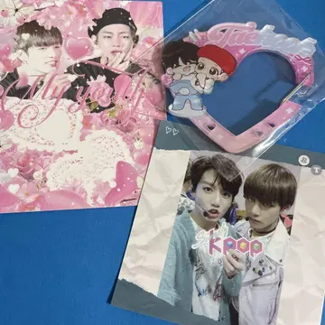BTS 뷔태 전시회 굿즈 뷔태 카라비너 한국 제작자님 메모 포함