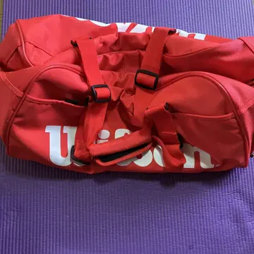 Wilson 테니스 더플백 (보스턴백) 빨간색