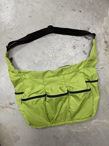 00s ROCKSTONE 메신저 백 y2k 형광 숄더백