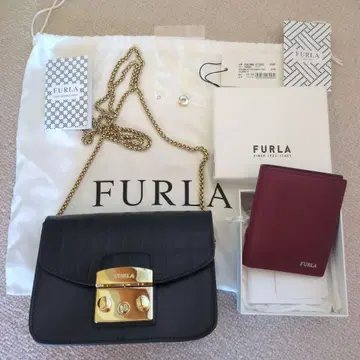 FURLA 가방 (시착만, 약간 하자 있음) 및 지갑 2점 세트