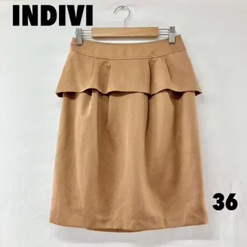 W0148S INDIVI 미디 스커트