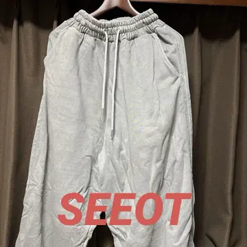 SEEOT 씨오트 스웨트 팬츠 한국 스트라이프 [시착만 한 상품]