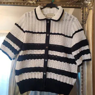 UNITED ARROWS Early/SM 폴로 니트 니트 가디건