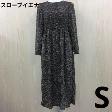 슬로브 이에나 셔링 넥 원피스 F0729B03