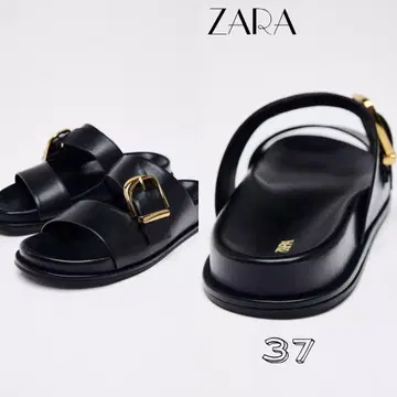 ZARA 버클 플랫 샌들