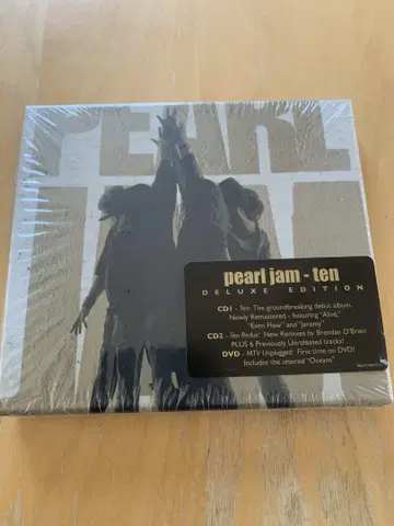펄 잼 Ten 디럭스 에디션 2CD MTV 언플러그드 DVD 포함