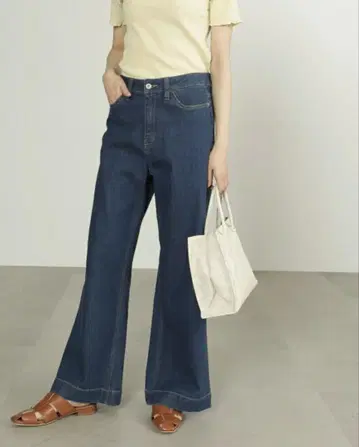 프리즈마트 와이드 데님 팬츠 FREE'S MART 블루 XS