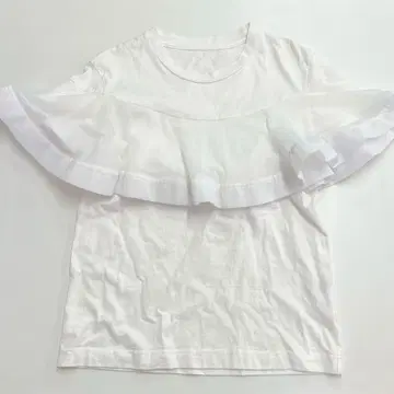 Gypsohila 지프소피아 프릴 티셔츠 반팔 Tu 튤