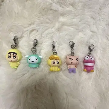 짱구는 못말려 가챠가챠 메지루시 액세서리 파스텔 컬러