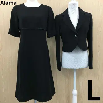 AIama 블랙 포멀 원피스 세트 F0729B12