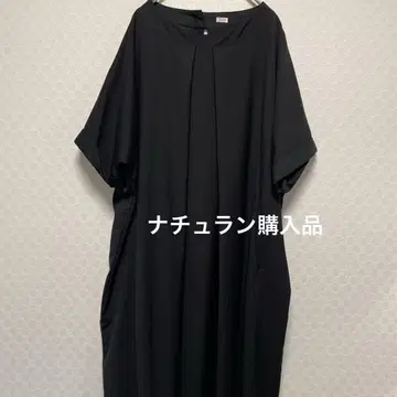 반팔 원피스 블랙 포멀 넉넉한 핏 (미사용품)