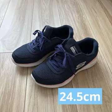 SKECHERS 여성 신발 네이비 24.5cm