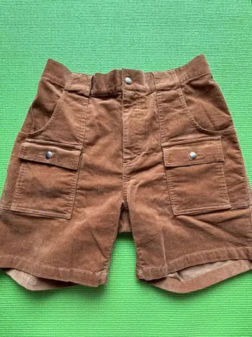 FELCO (펠코) RUST BROWN 썸머 코듀로이 하프 팬츠