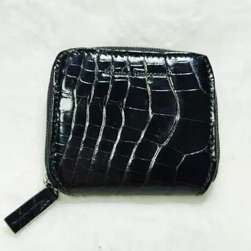 페라가모 크로코 블랙 코인 케이스 동전 지갑
