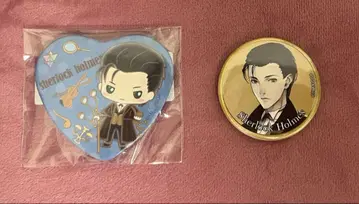 FGO 셜록 홈즈 영기소환 캔뱃지 산리오 하트 캔뱃지