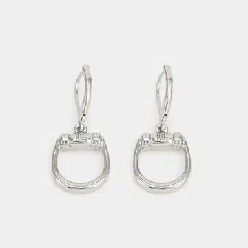 로렌 랄프 로렌 HORSEBIT DROP 마구 귀걸이 실버