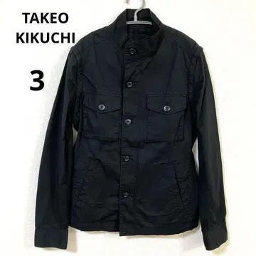 TAKEO KIKUCHI 블랙 자켓 2way 사이즈 3 다케오 키쿠치