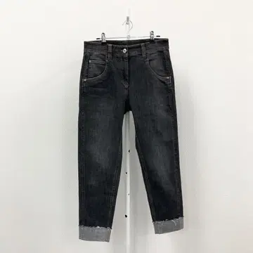 79g24 브루넬로쿠치넬리 컷오프 데님 팬츠 40