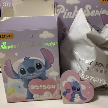 52toys 스티치 sweet pink series