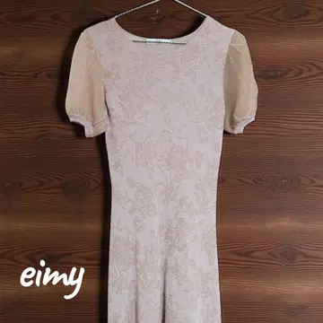 [새상품급] eimy 플라워 패턴 미디 드레스