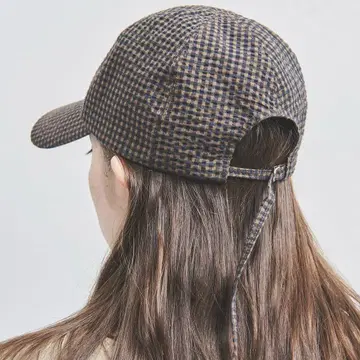 UNITED ARROWS 깅엄 체크 캡 UV