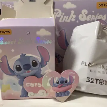 52toys 스티치 sweet pink series