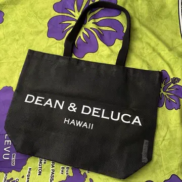 DEAN & DELUCA 에코백 블랙 HAWAII