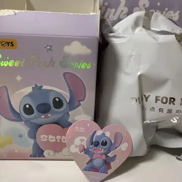 52toys 스티치 sweet pink series