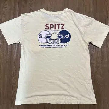 스핏츠 잠보리 투어 96~97년 티셔츠 아이보리 계열