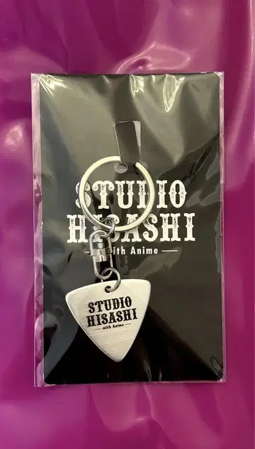 GLAY STUDIO HISASHI 기타 피크형 키링