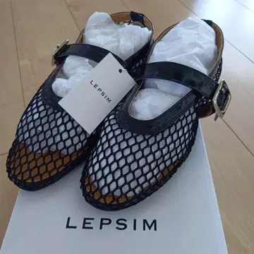 LEPSIM 메쉬 플랫 펌프스 M 사이즈 블랙