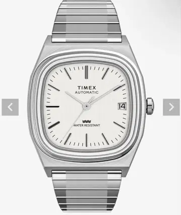TIMEX 1983 E-Line 복각 모델 TW2W70800 실버 새상품